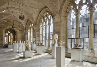 A collection of sculptures from the ancient Mediterranean world on display in the Yale University Art Gallery